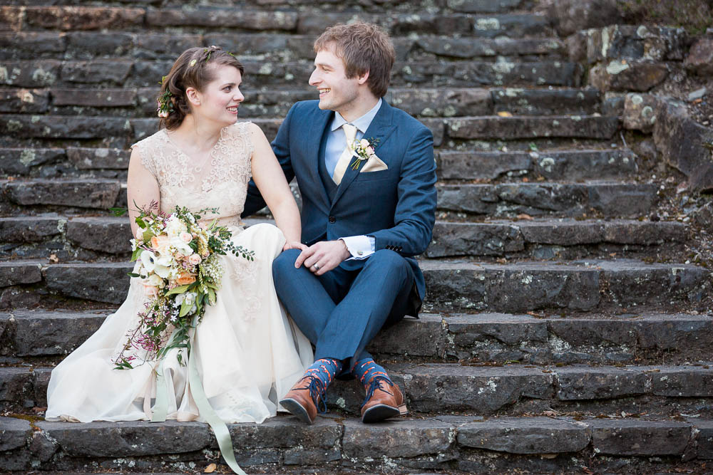 Glenfalloch Gardens garden wedding photography