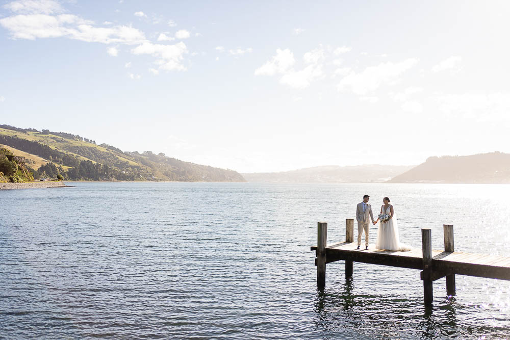 Glenfalloch Gardens ceremony lawn wedding photo