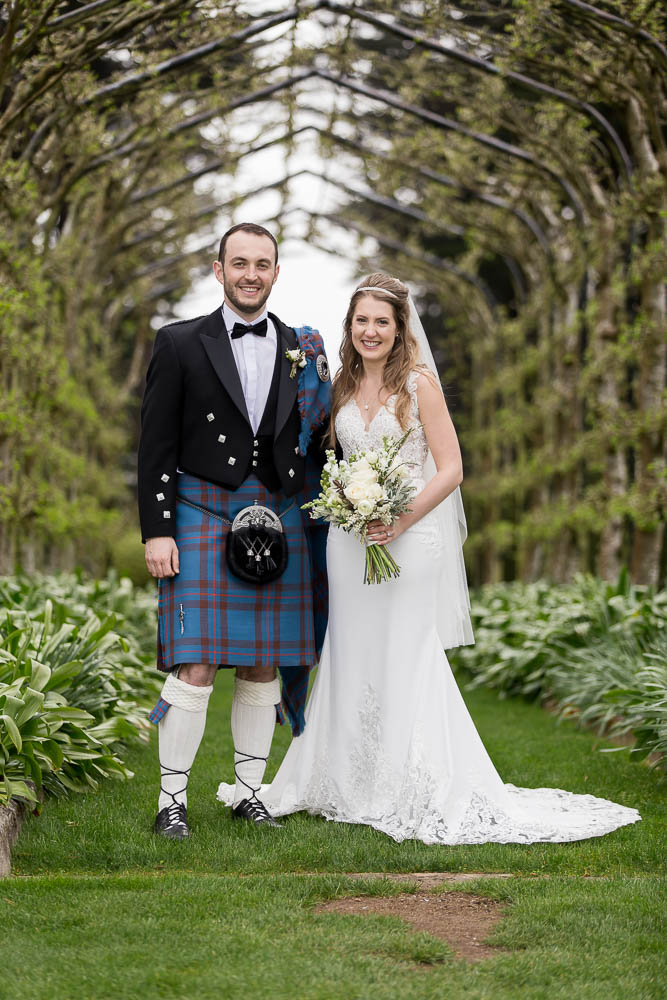 Larnach Castle wedding portraits