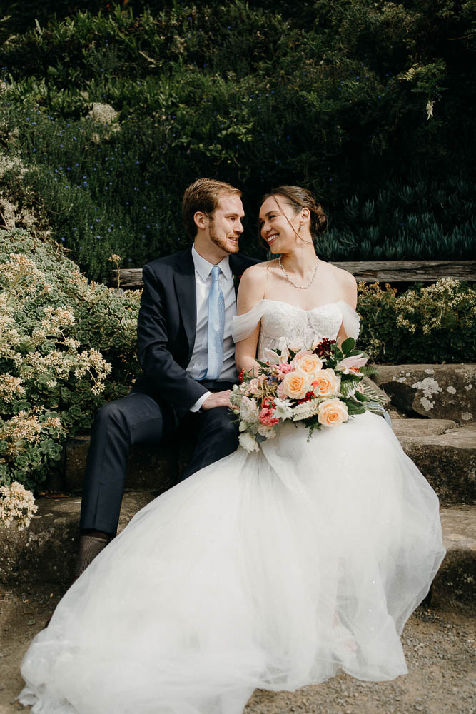 Larnach Castle bridal party photos