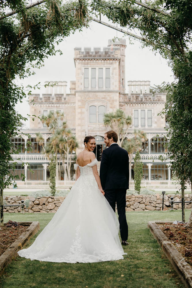 Larnach Castle couple portraits